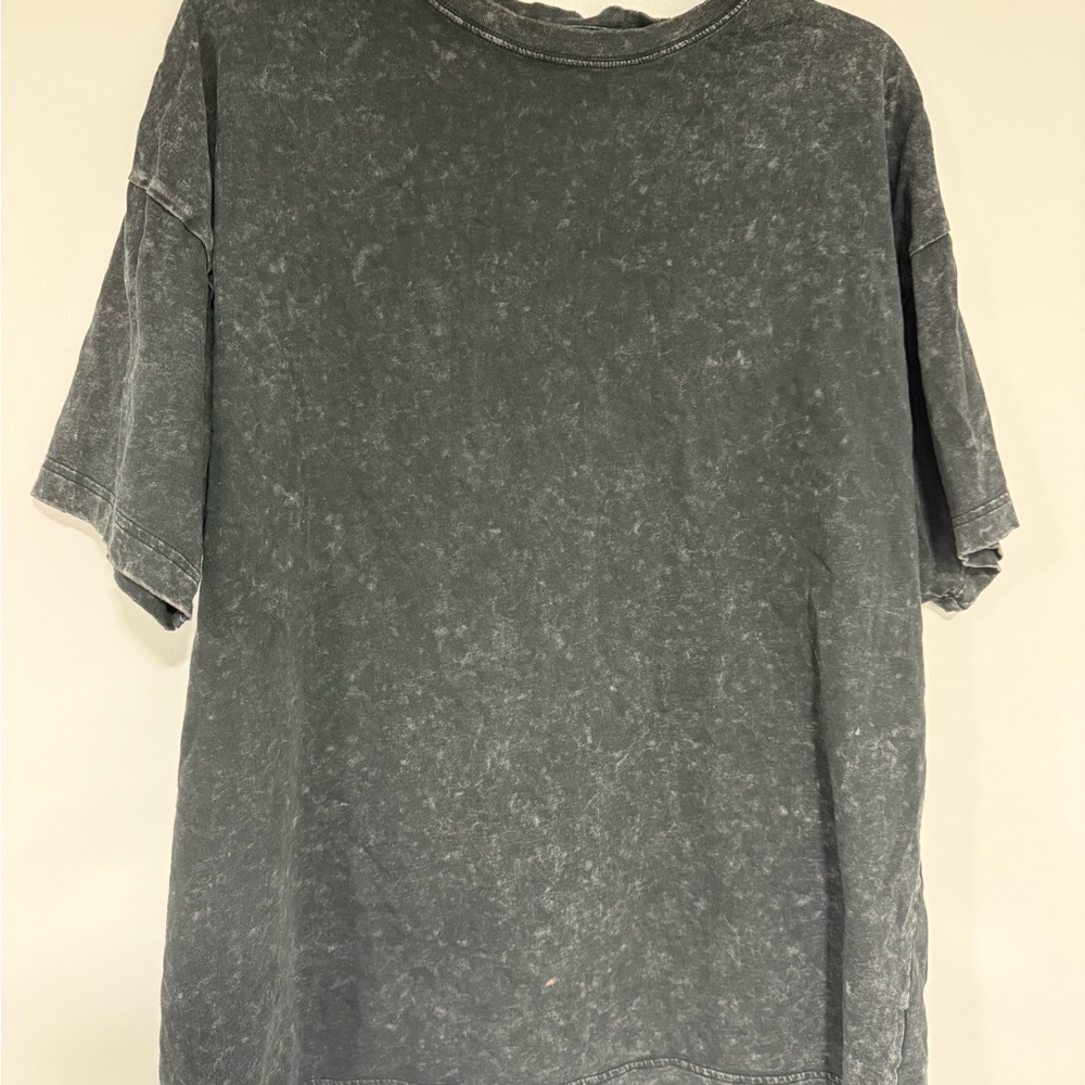 PINK Victoria's Secret Charcoal Short Sleeve Tee